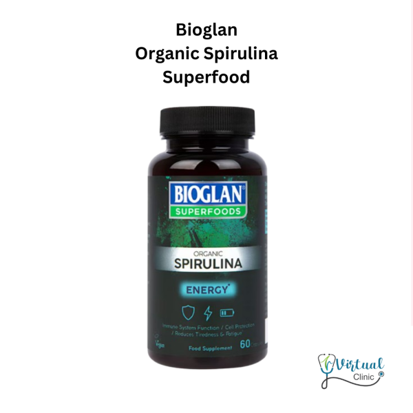 Bioglan Superfoods Organic Spirulina ।  স্পিরুলিনা ক্যাপসুল
